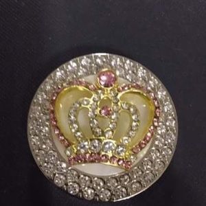 💐🔵Crown Foldable Handbag Hook - Pink